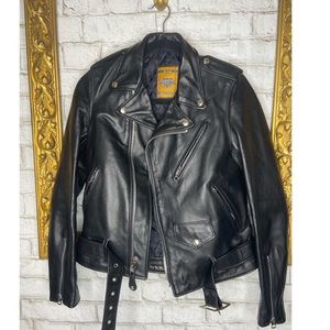 Schott NYC Black Leather Jacket